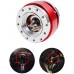 Car Steering Wheel Hub Adapter, Universal Quick Release Button Steering Wheel Boss Kit Aluminum