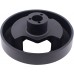 6 Hole Steering Wheel Quick Release Hub Adapter Kit, Black