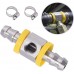 3/8" Fuel Pressure Barbed Push Lock T Fitting Adapter with 1/8-27 NPT Sensor Port
