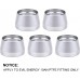 PTFE Olive Ferrule Insert Replacement for 10AN PTFE Hose End Aluminum Alloy 5Pcs
