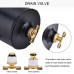 10FT 6AN 3/8'' Nylon Braided CPE Fuel Line Fitting Kit Bundle with 10AN Baffled Oil Catch Can 750ml