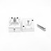 Baffle / Cone Cups Guide Jig Drill Fixture Kit for 1-1/2 ID Cup 1.75 OD End Cap Solvent Trap Filter, Aluminum