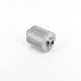 Stainless Steel Single Core Fuel Filter Solvent Trap Monocore + External Recoil Booster Nielsen Device 1/2x28 male to femle