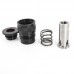Aluminum Booster Kit With Internal Stainless Steel Piston Spring M34x1.25 Thread for 1.45OD 1.25ID Solvent Trap Tube Cycling