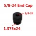 1.375x24 Aluminum Extra Sealed 1/2x28 5/8x24 blink end cap Threaded Mount for Modular Solvent Trap Fuel Filter Part 1.57" OD