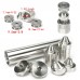 Baffle Cup Stainless Steel Jig Drill Guide Fixture Tool 3 Caps 1.355 OD Spade / Skirt Skirted for Fuel Filter Solvent Trap