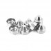 7.8L 1.5OD Skirted Cone Cups Stainless Steel 17-4 Solvent Trap Tube + 1/2-28, 5/8-24, .578x28, 9/16x24, 13.5x1LH Booster